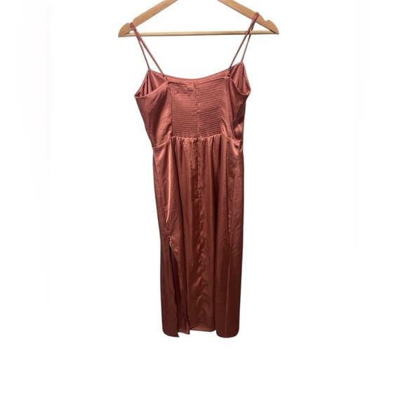 Wilfred Magdalena Satin Dress in Earthen Red - size 4 - Picture 10 of 12